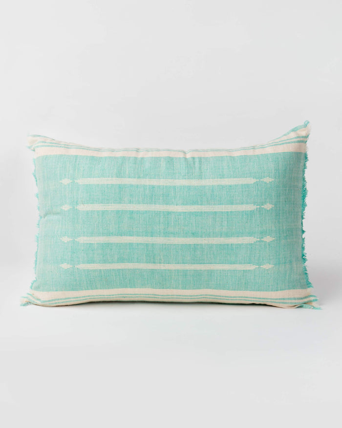 Ber Ber Diamond Pillow Cover - Aqua