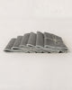 Verandah Dinner Napkins (Set of 6) - Charcoal & Ivory