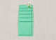 Verandah Dinner Napkins (Set of 6) - Aqua & Ivory