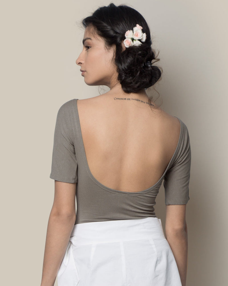 Ballerina Top - Charcoal