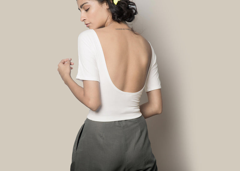 Ballerina Crop Top - White