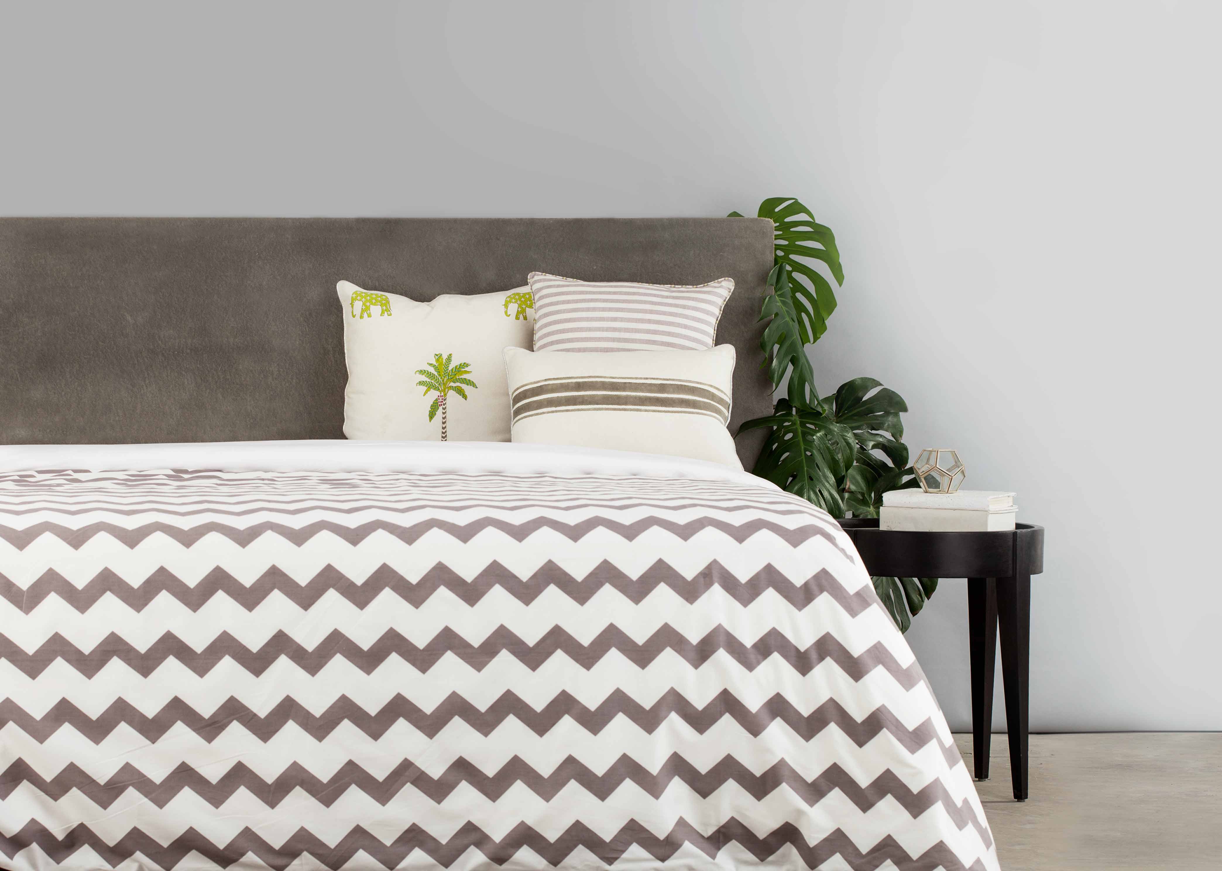 Alleppey Chevron King Duvet Cover