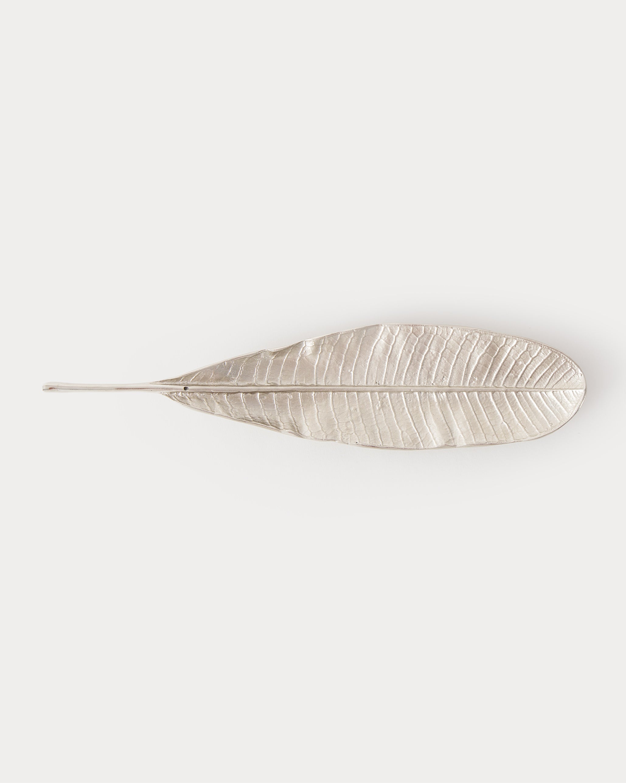 Frangi Leaf Incense Holder - Silver