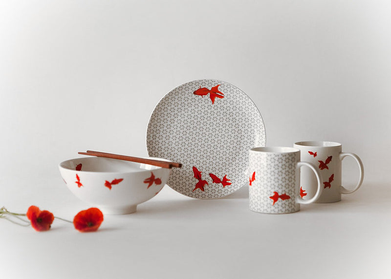 Guppy Shup Flame Mug - Red