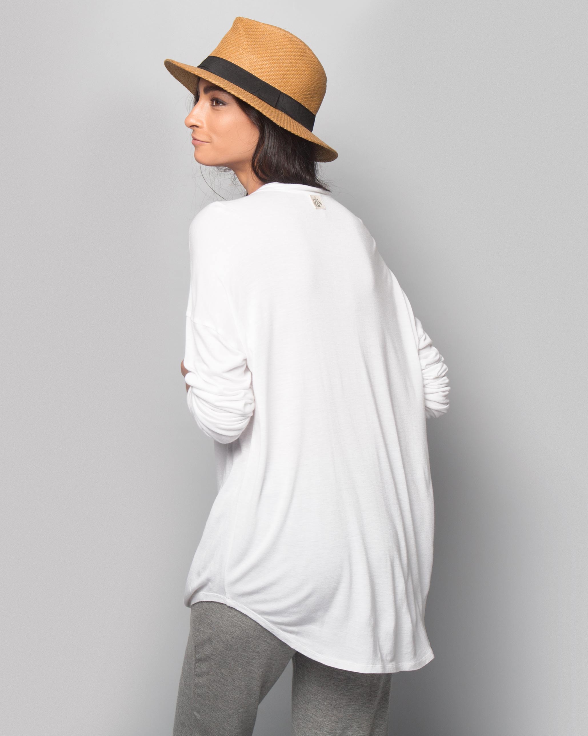 Ukiyo Henley - White