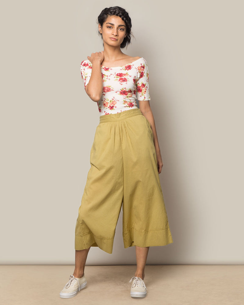 Easy Culottes - Leaf Green