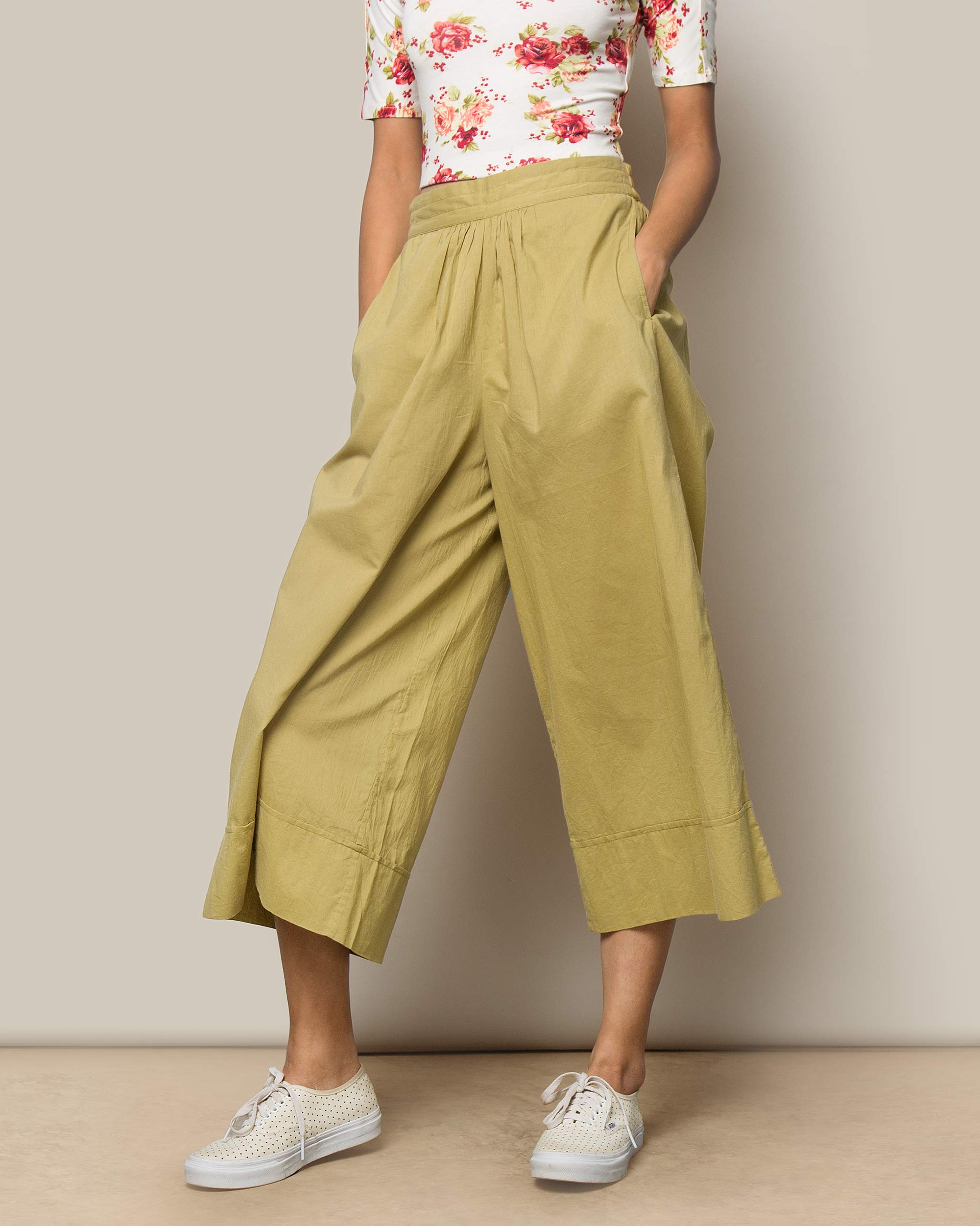 Easy Culottes - Leaf Green