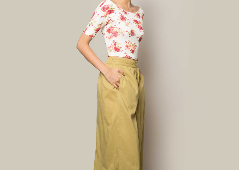 Easy Culottes - Leaf Green
