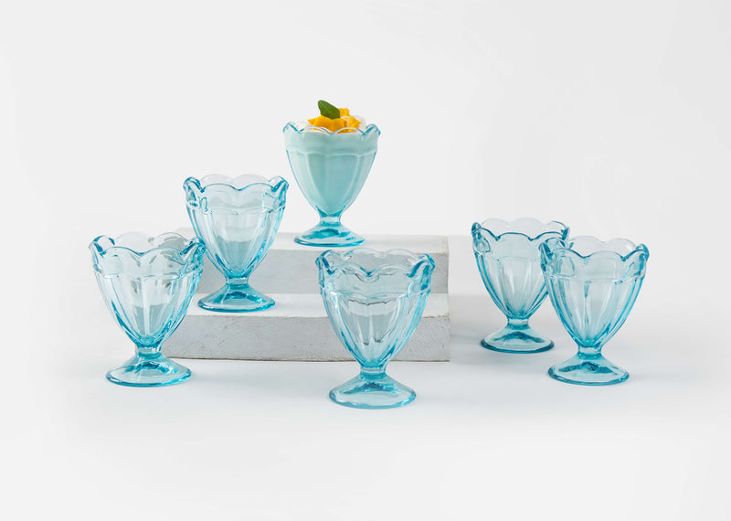 Anjuna Capri Sorbet (Set of 6) - Turquoise