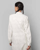 Pewter Mid-Length Kurta - Charcoal Boota