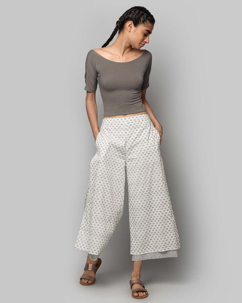 Marshmellow Double-layered Pants