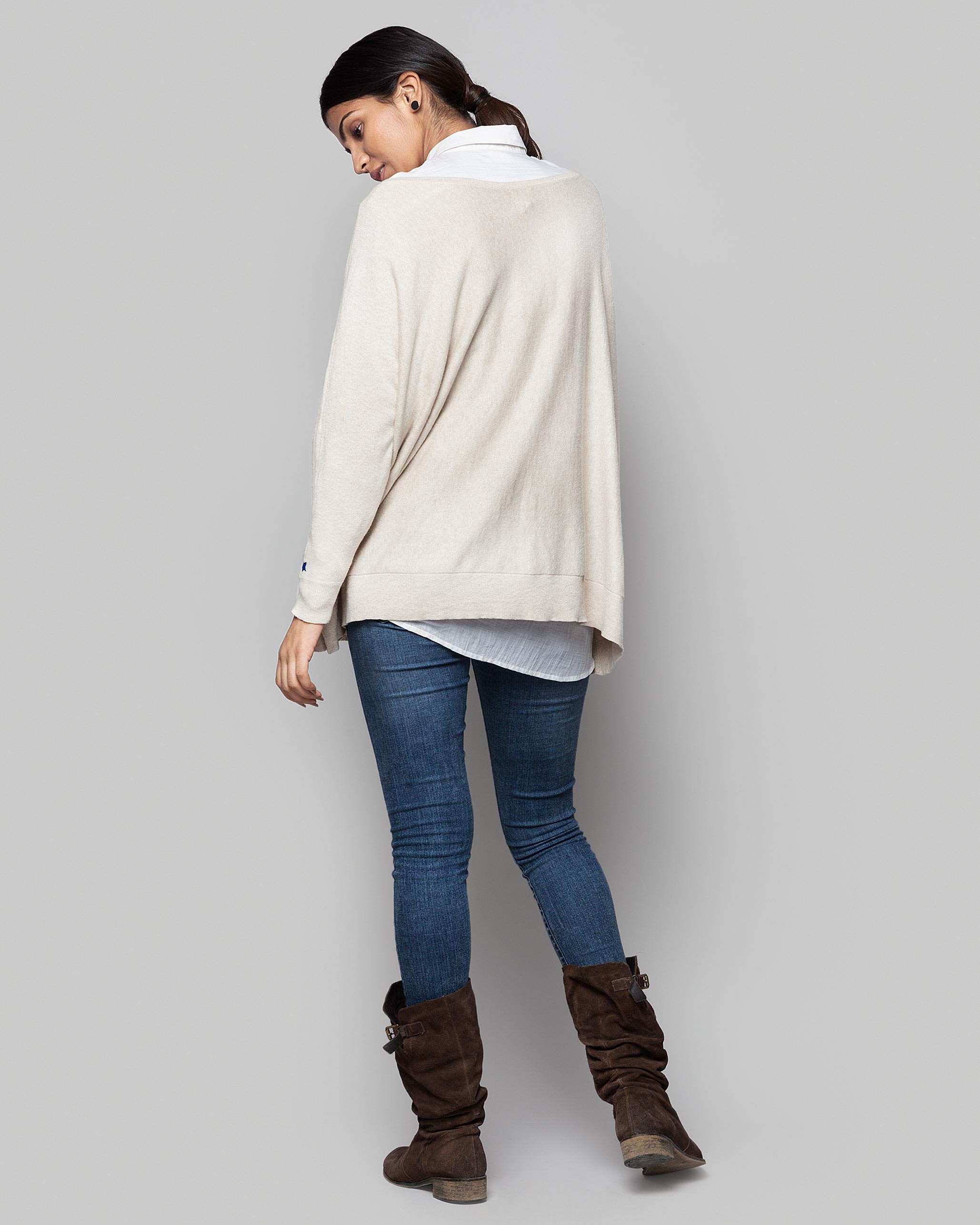Victoria Boatneck Pullover - Oatmeal