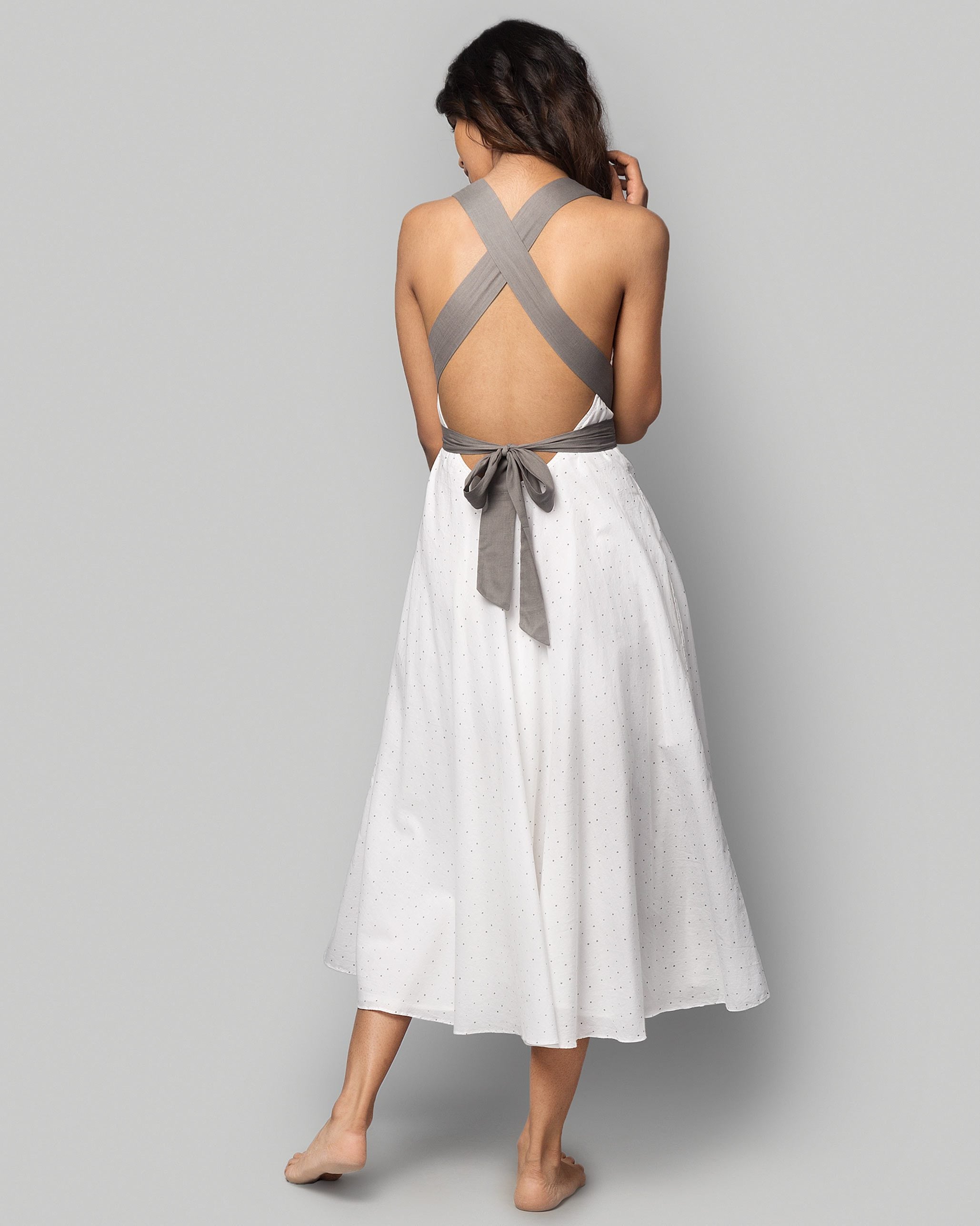 Portofino Back-tie Dress