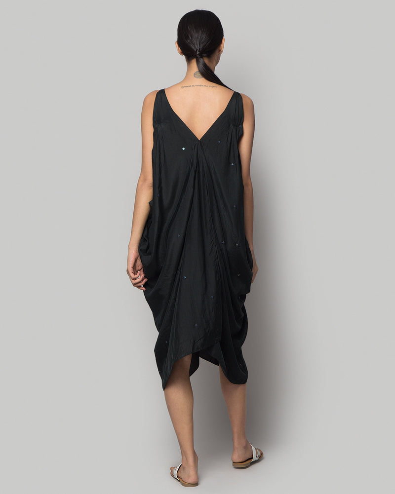 Silk Asymmetrical Dress