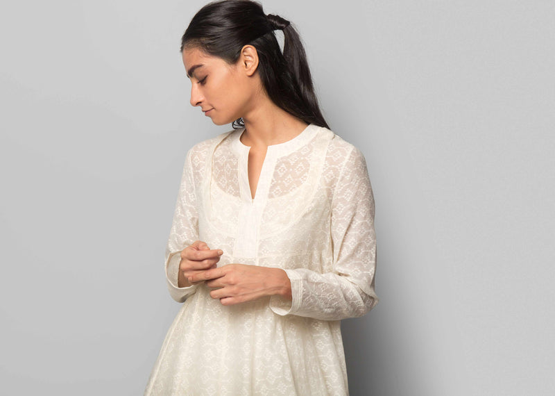 Tisya Chanderi Kurta & Slip Set