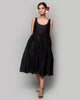 Ashwani Chanderi Dress - Black