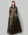 Stella Chanderi Dress - Black & Gold