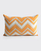 Mahe Chevron Pillow Cover -Tangerine