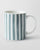 Flora Fauna Stripes Mug - Charcoal