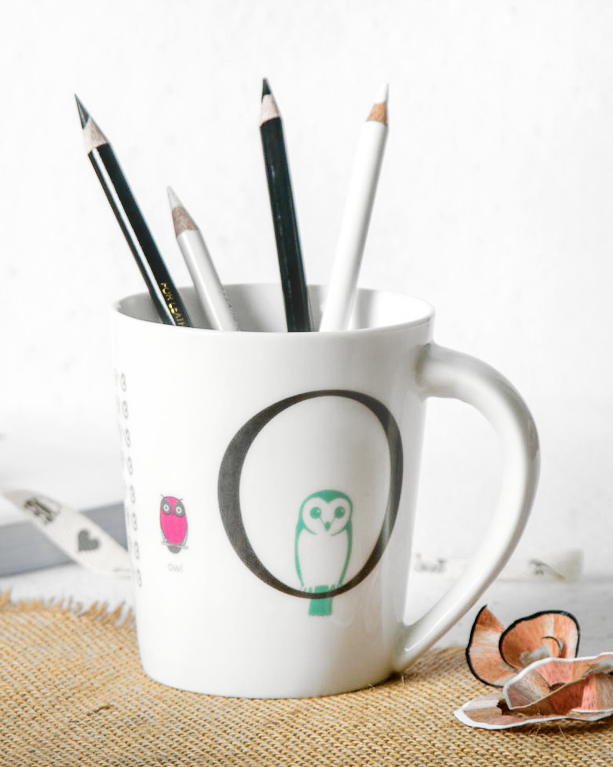 Alphabet O Mug