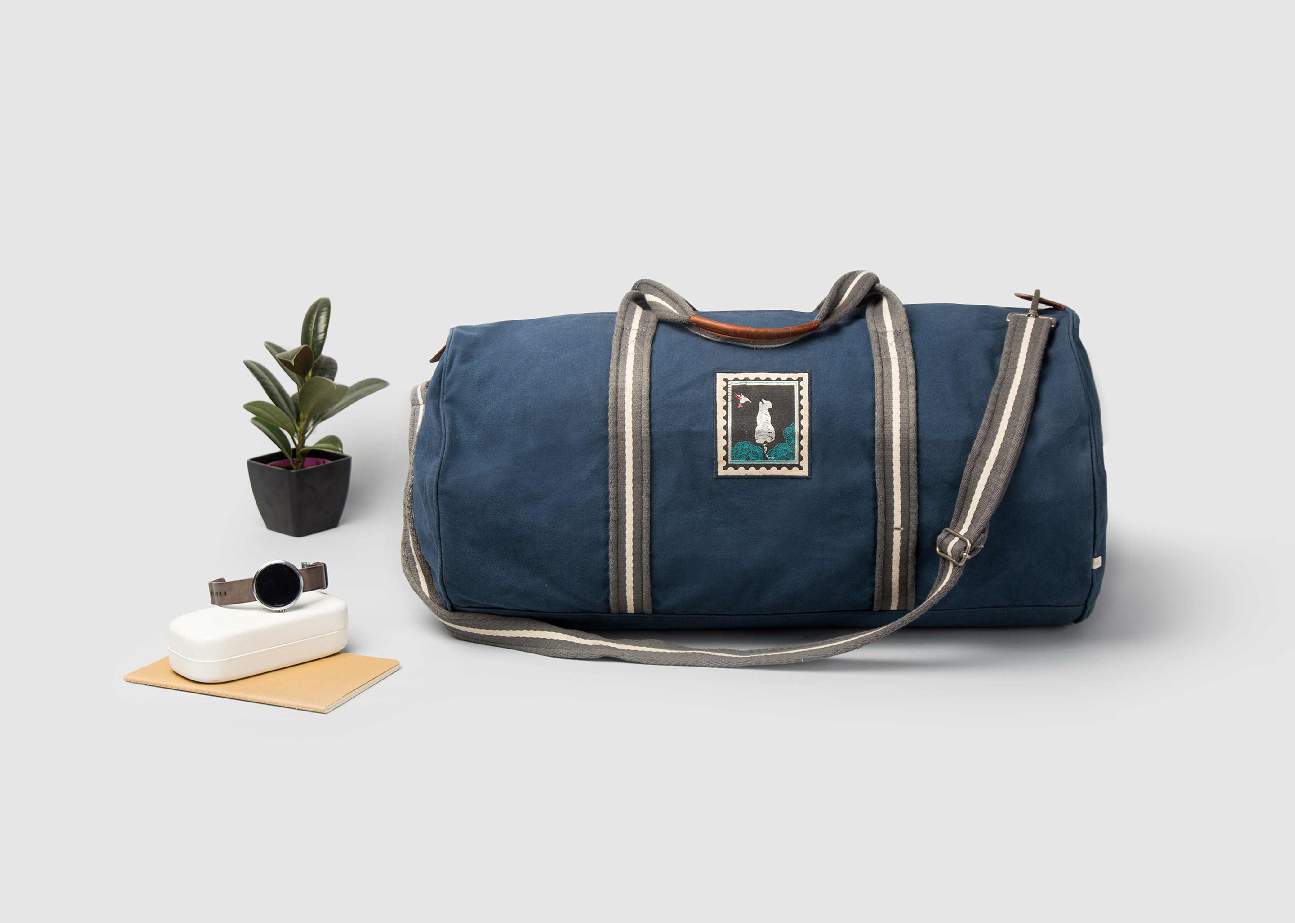 Mukayu Gym Bag - Indigo