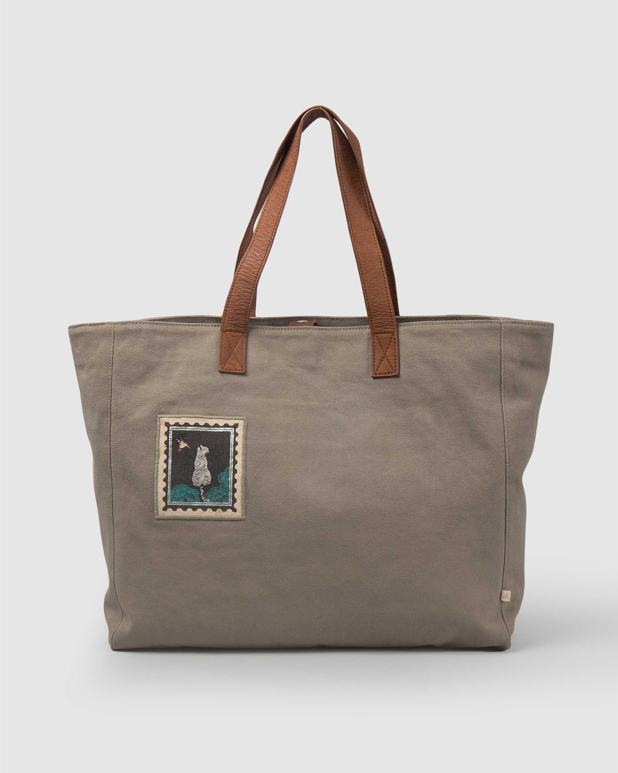 Mukayu Box Tote - Grey