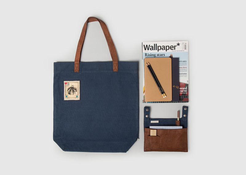 Mukayu City Tote - Indigo