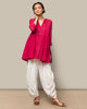 Peasant Blouse - Fuchsia
