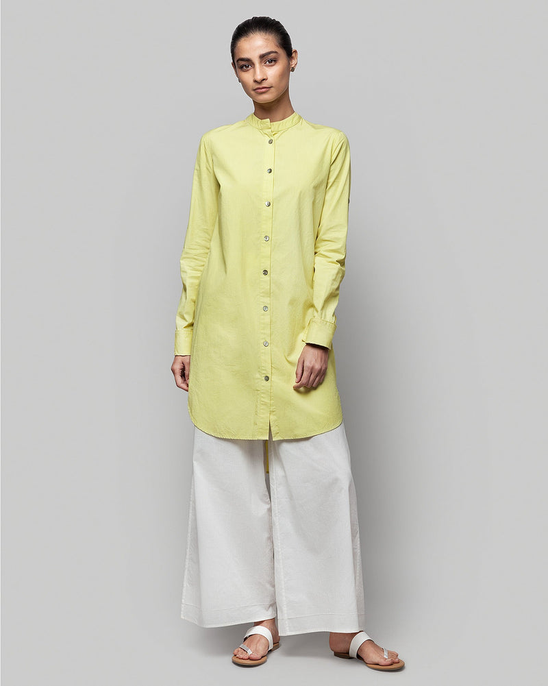 Button-down Tunic - Lime