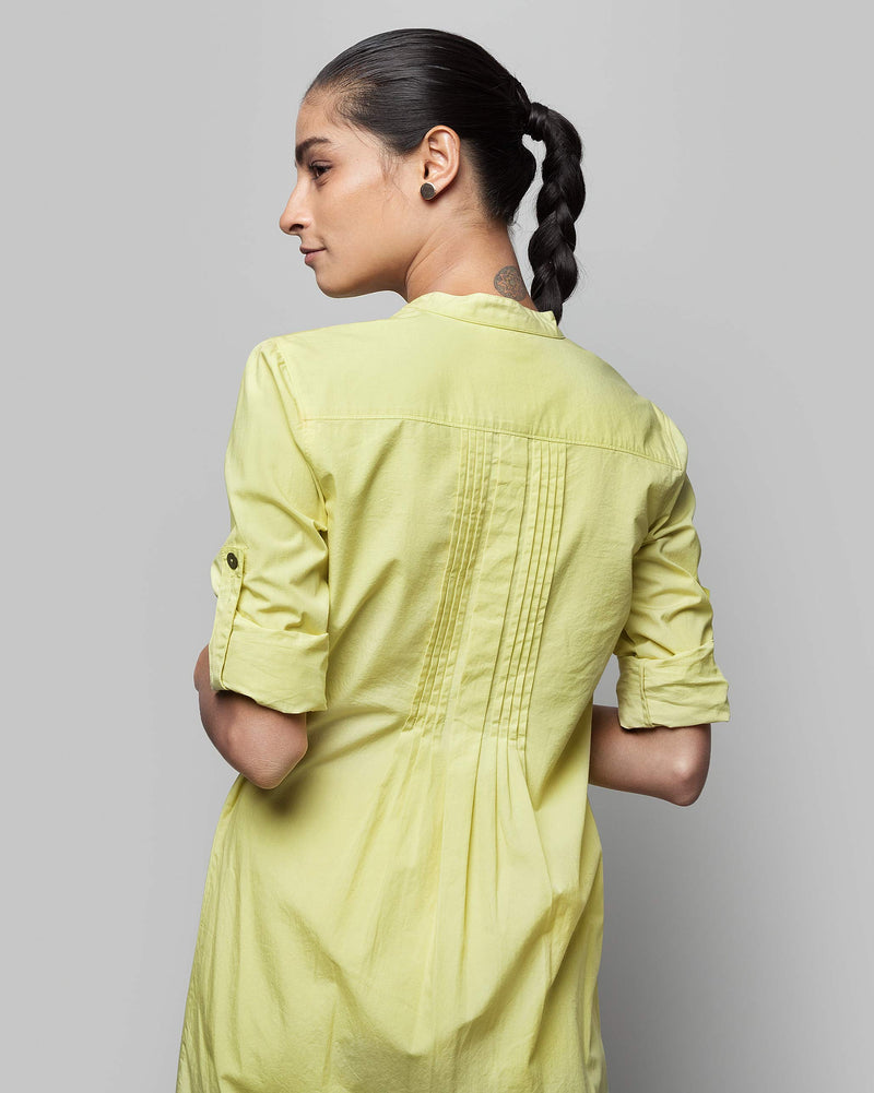 Button-down Tunic - Lime