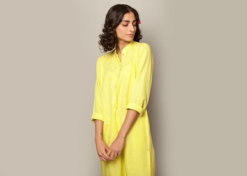 Basic Kurta - Lime