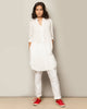 Basic Mid-length Kurta - White