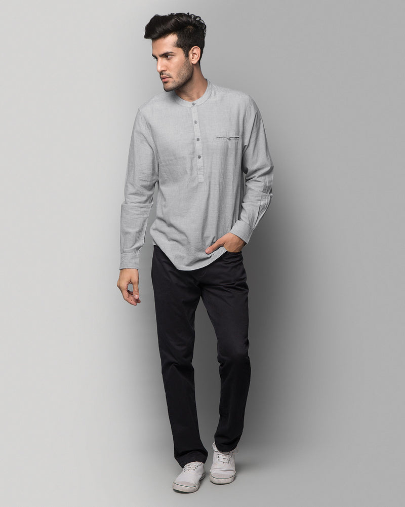 Pondicherry Stripe Shirt - Grey