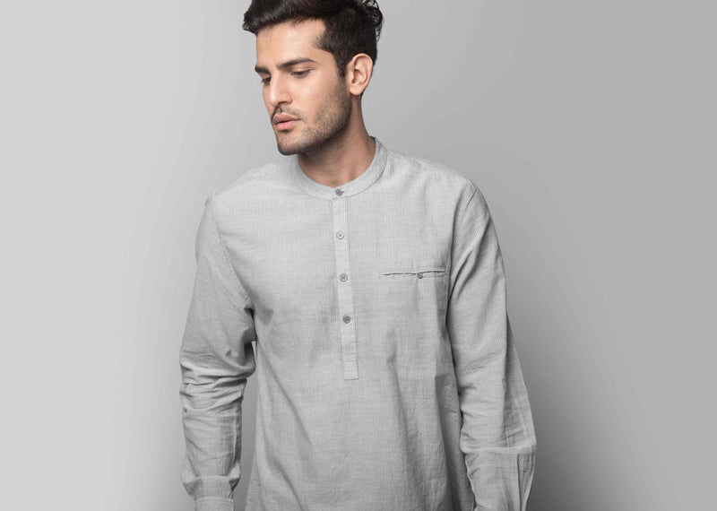 Pondicherry Stripe Shirt - Grey