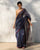 Zari Stripe Sari - Blue