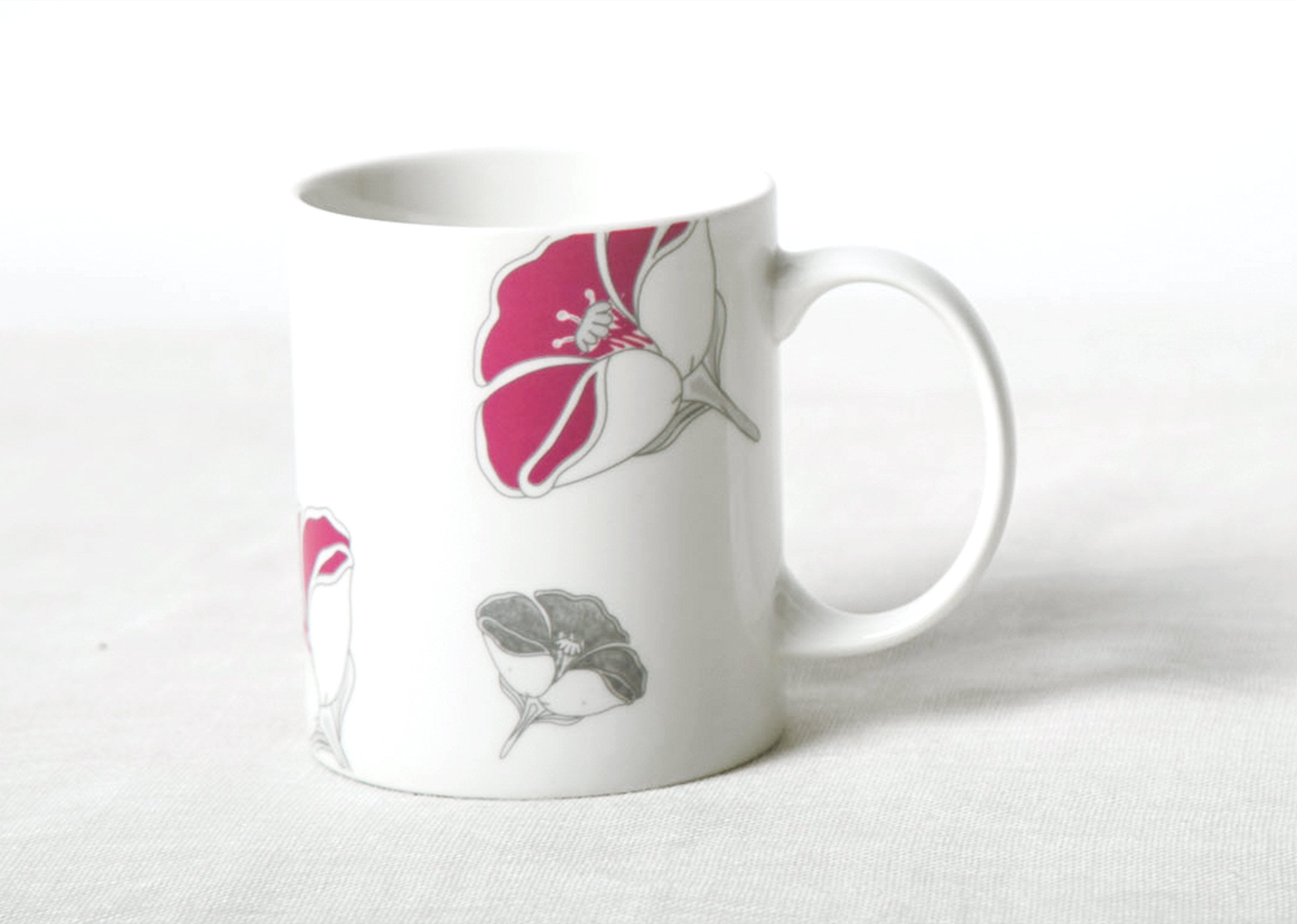 Frangi Flower Mug - Fuchsia