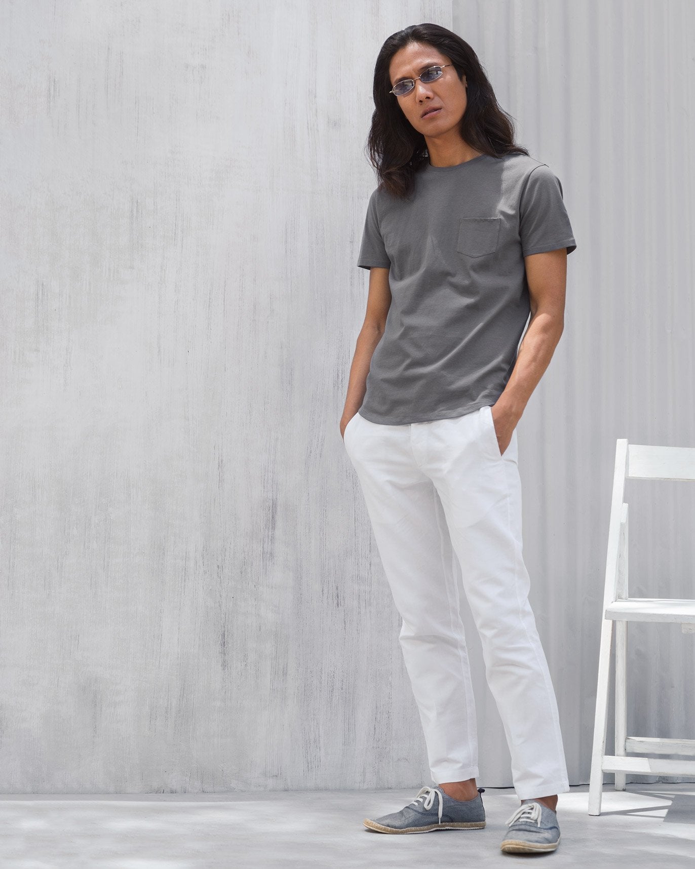 Pocket T-shirt - Charcoal