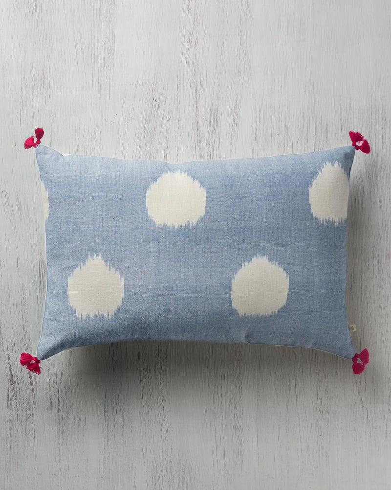 Bay Polka Pillow Cover - Blue