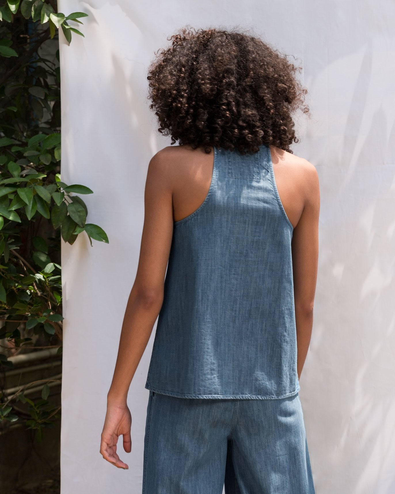 Racerback Top - Denim