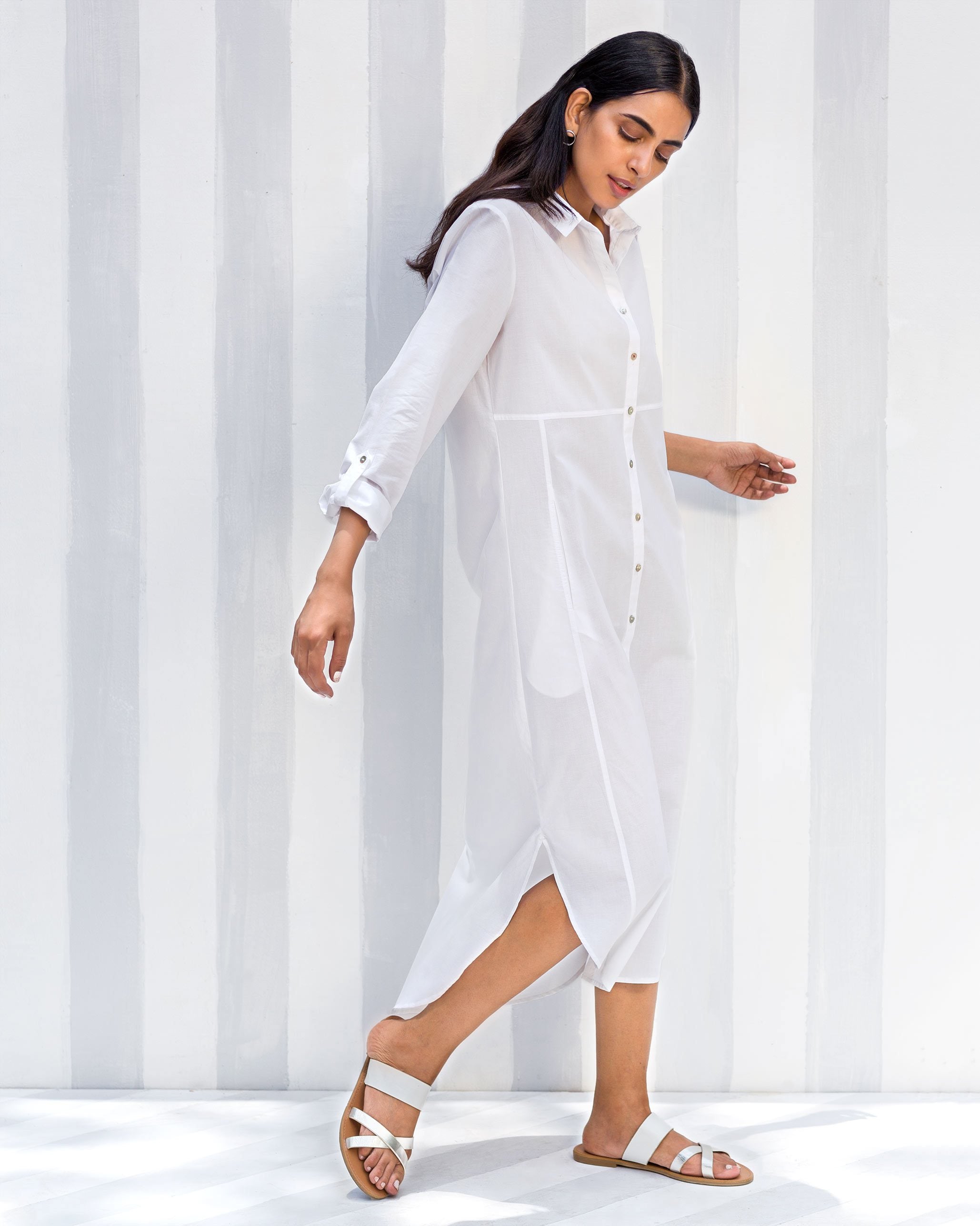 Pristine Kurta - White