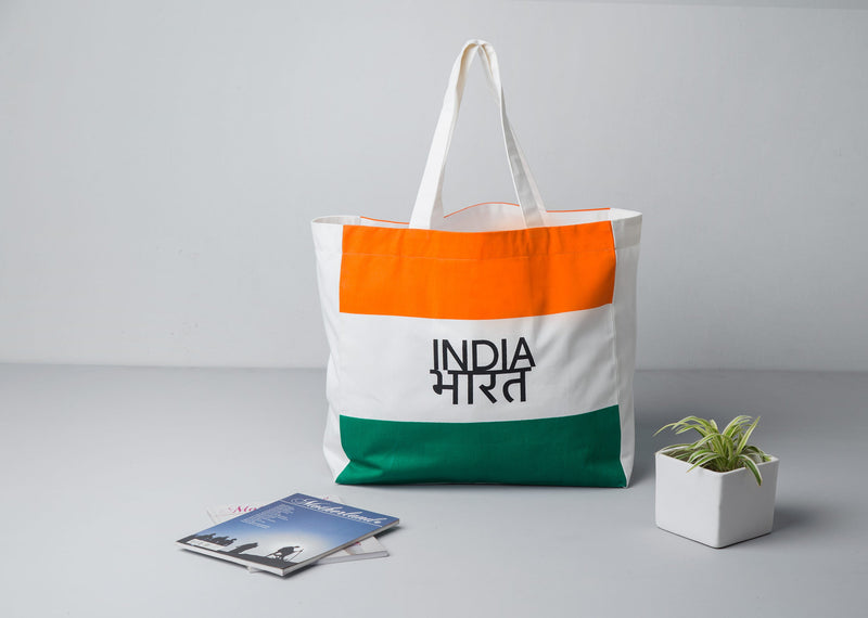 Cotton Tiranga Tote Bag