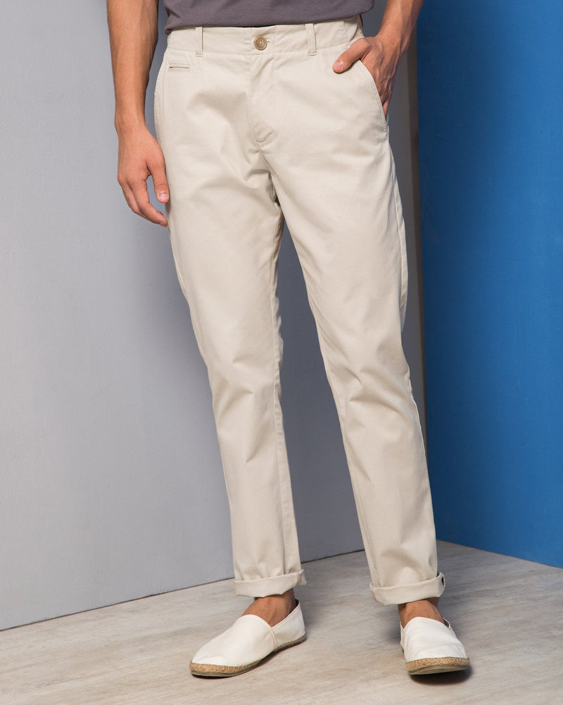 Slim Chinos - Beige