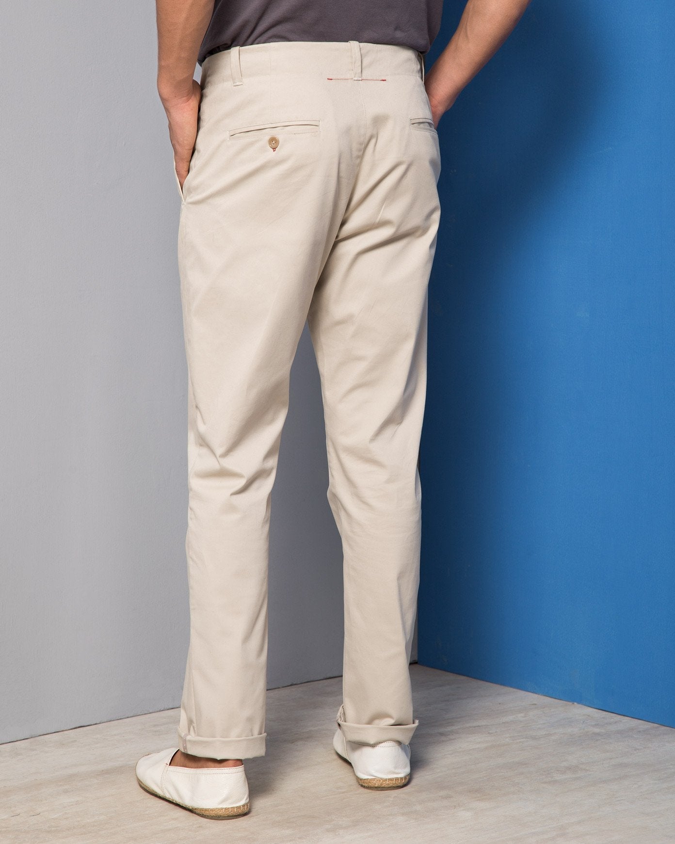 Slim Chinos - Beige