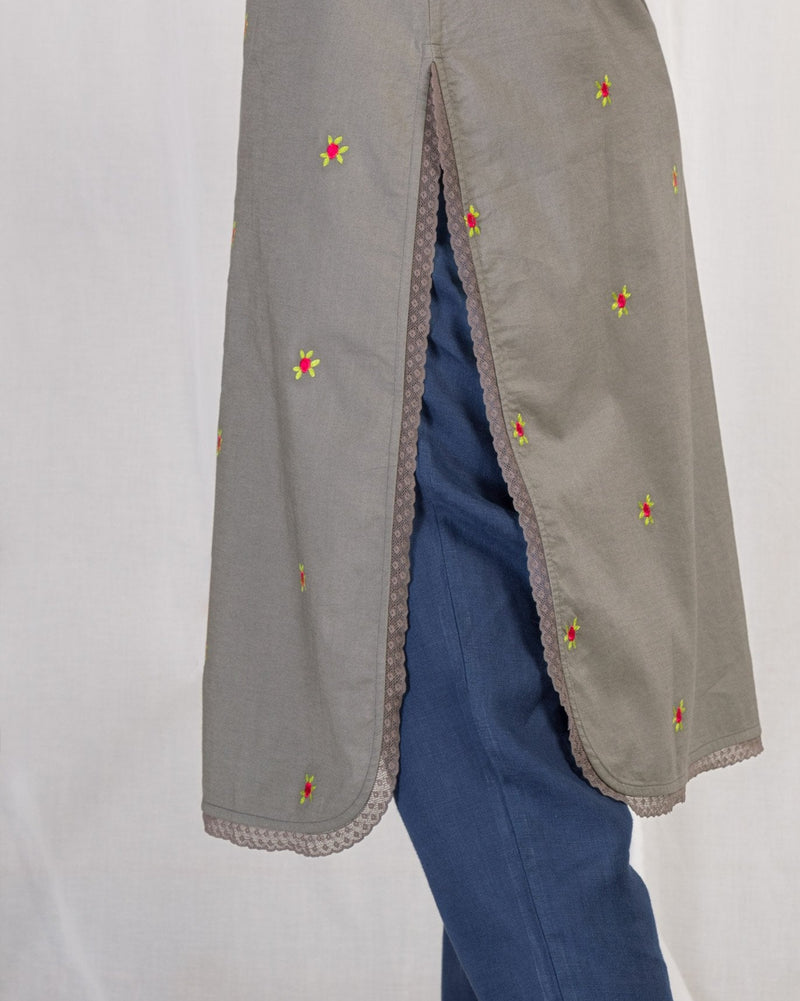 Vintage Camisole Slip - Grey