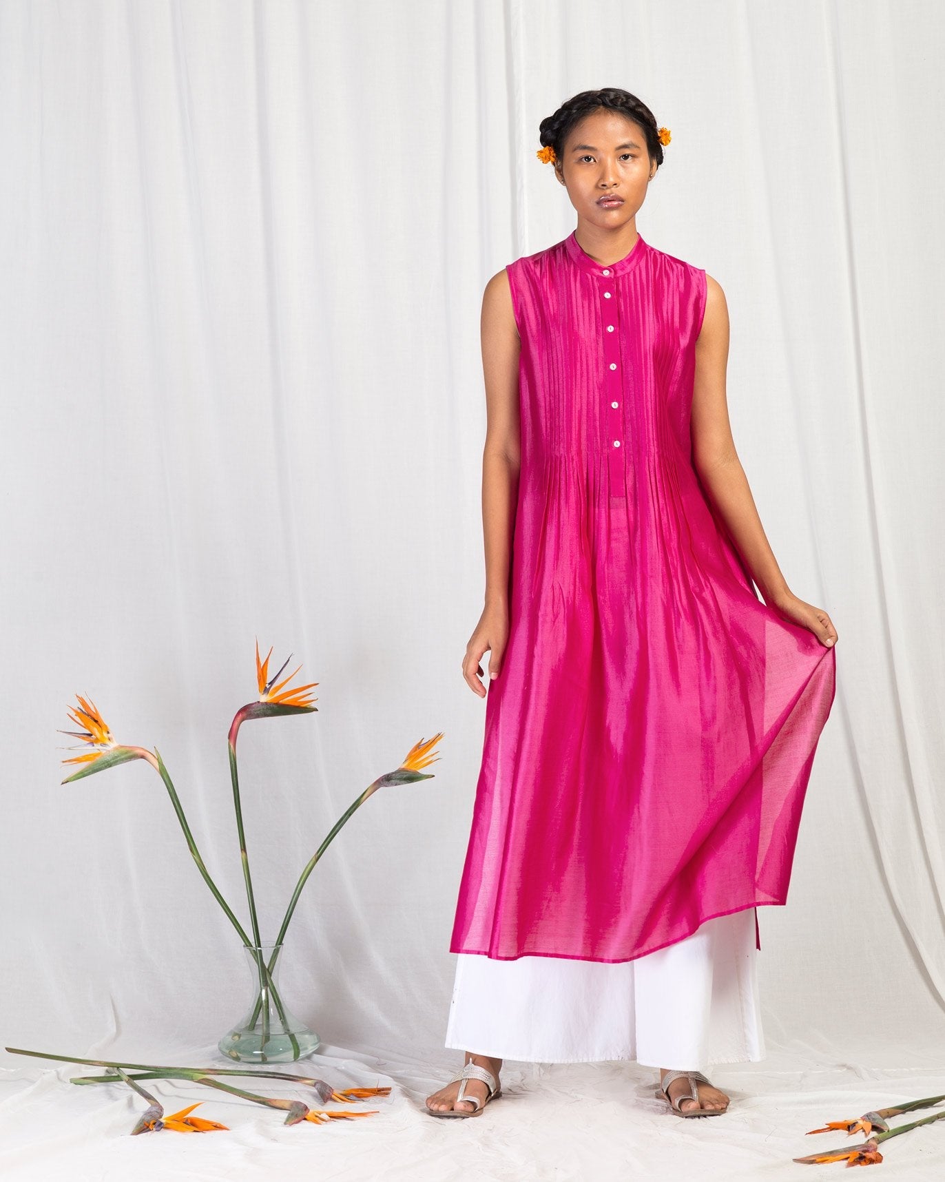 Summer Fun Kurta - Pink