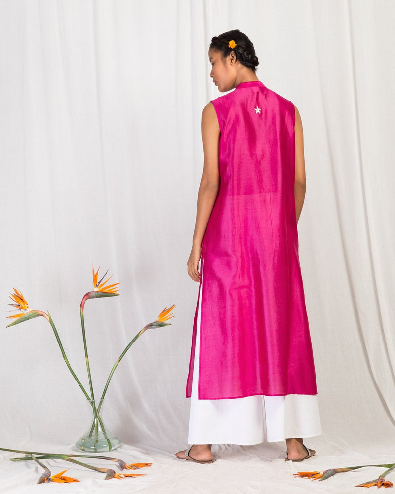 Summer Fun Kurta - Pink