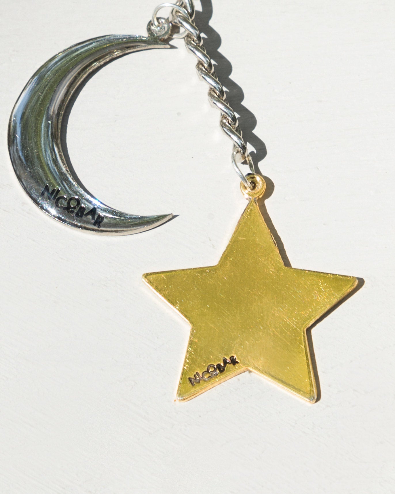 Star & Moon Keyring