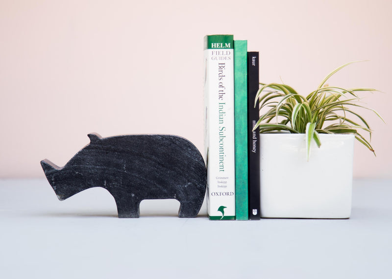 Rhino Bookend