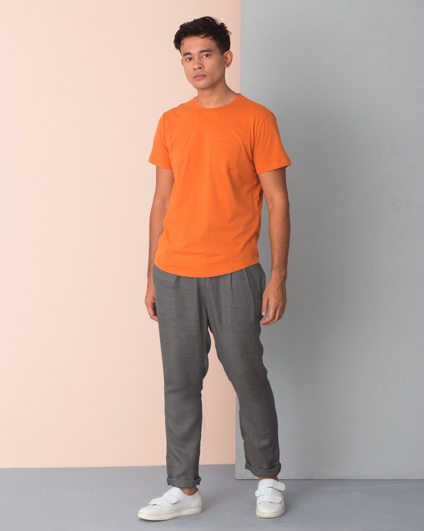 Pocket T-shirt - Orange