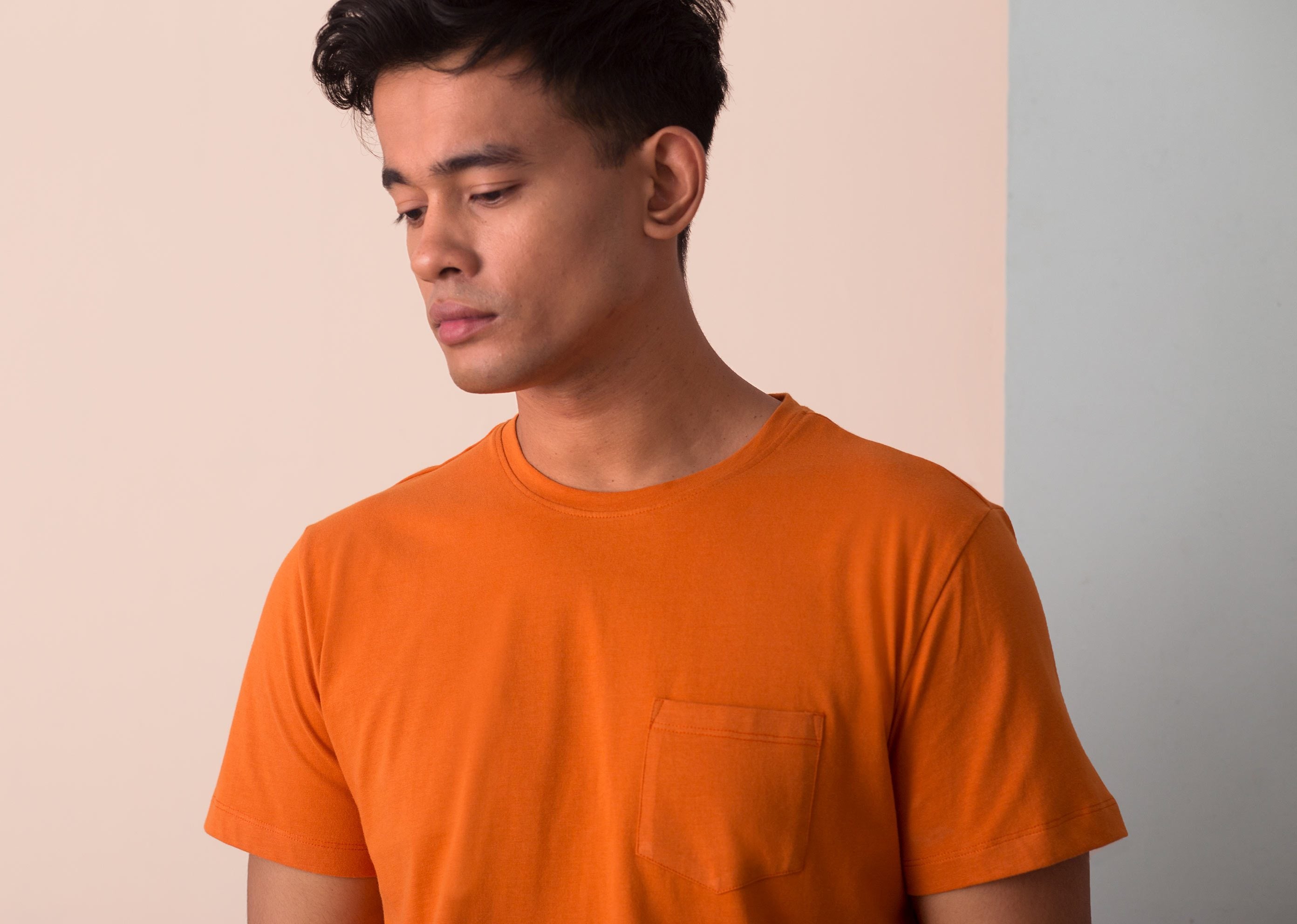 Pocket T-shirt - Orange